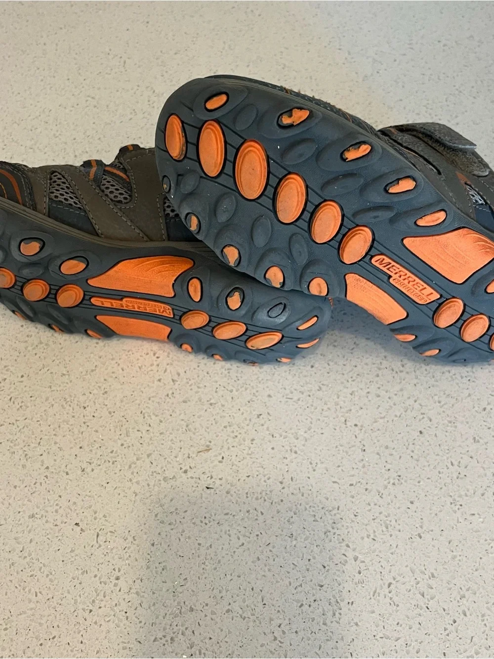 Merrell Kids' Gray & Orange Trail Chaser Hiking Shoes